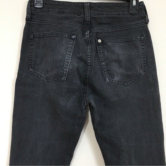 H&M High Waist Black Cotton Blend Skinny Jeans - Picture 4 of 14